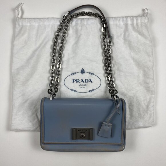 Prada Handbags - Prada Aged Lock Bag
